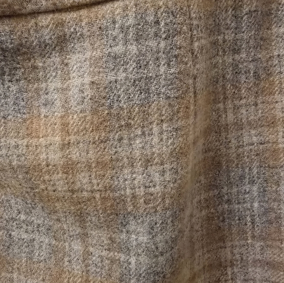 Chadwicks Women's Plaid Pencil Skirt in Tan and Gray - Picture 5 of 5